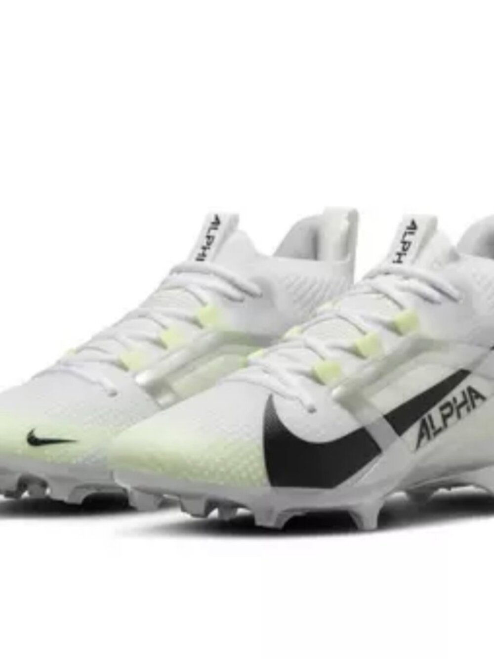 Mens Nike Alpha Menace 4 Elite Football Cleats White NEW FD7036-100 Various Size